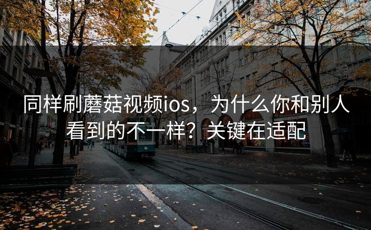同样刷蘑菇视频ios，为什么你和别人看到的不一样？关键在适配